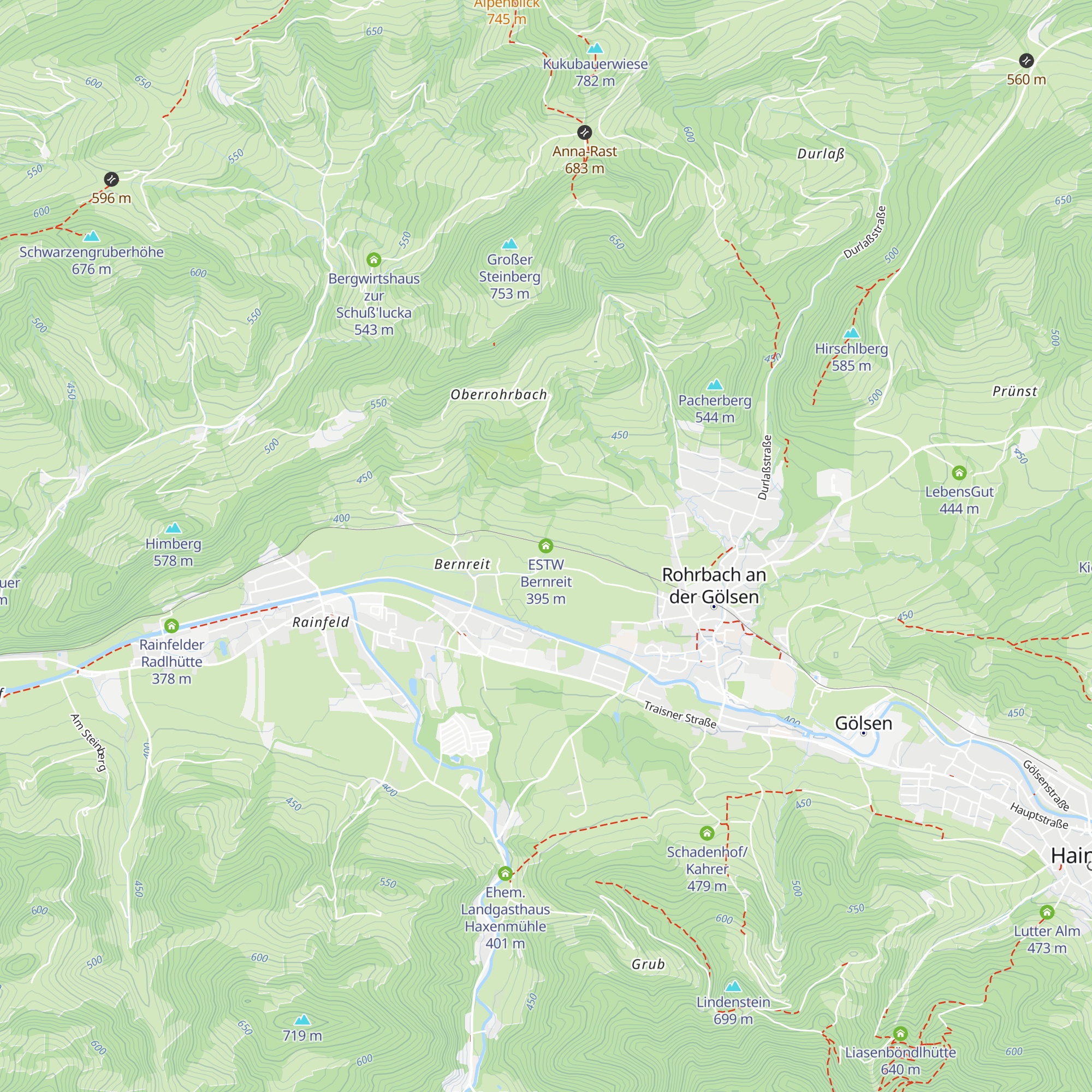 ESTW Bernreit map