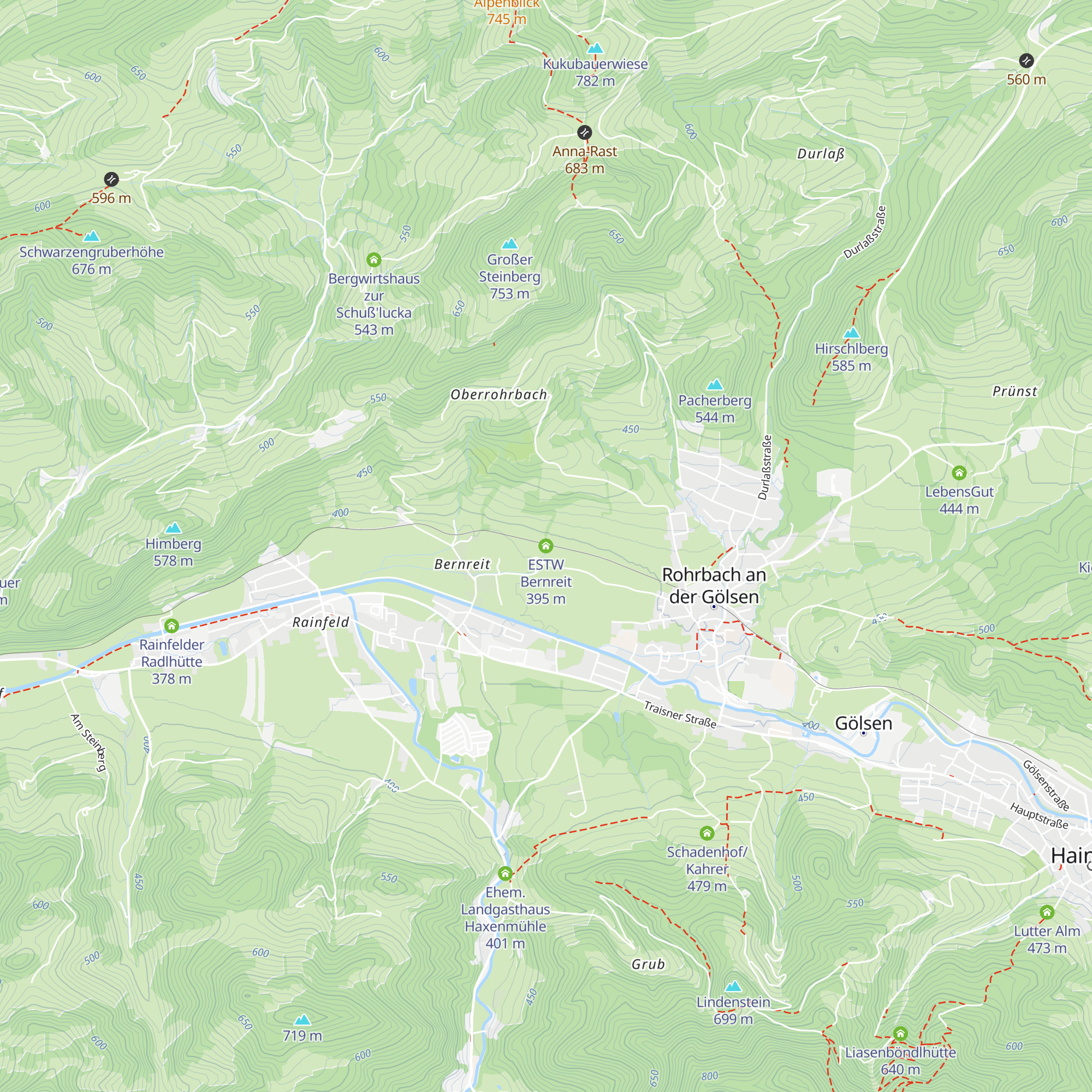 ESTW Bernreit map