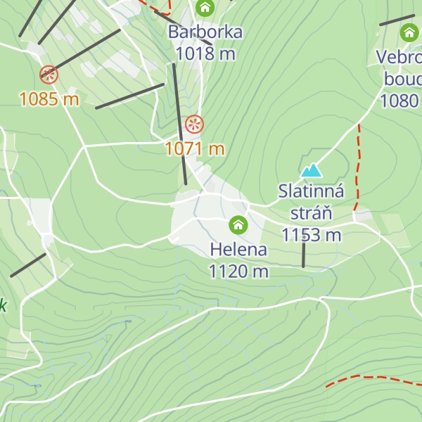 Map of Bouda Slovanka