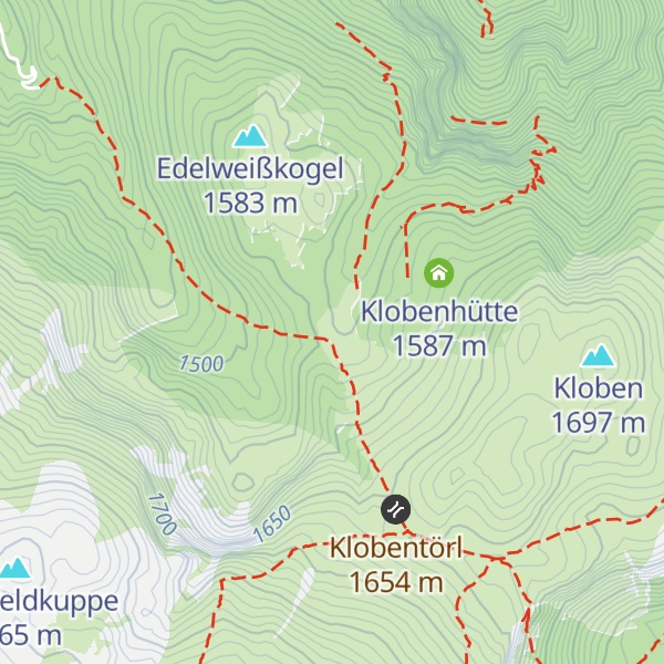 Map of Gloggnitzer Hütte
