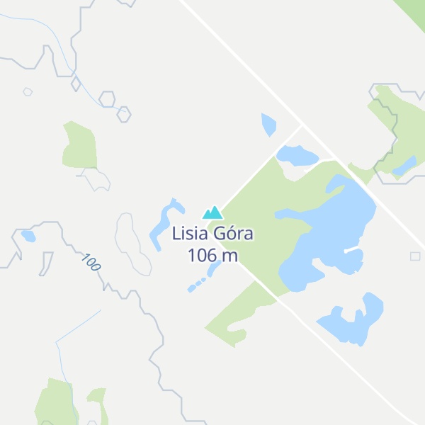 Map of Lisia Góra
