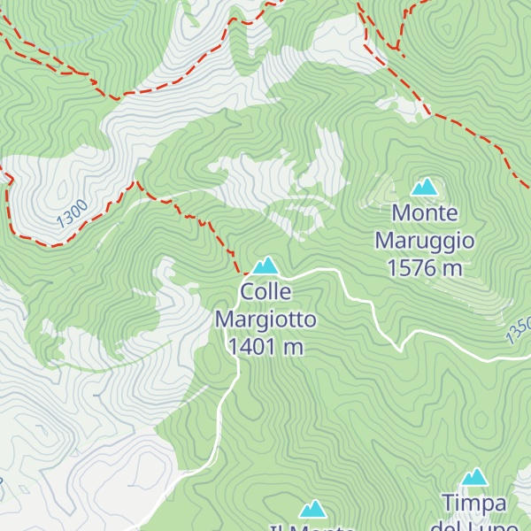 Map of Colle Margiotto