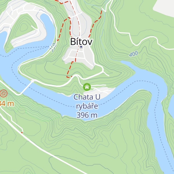 Map of Chata U rybáře