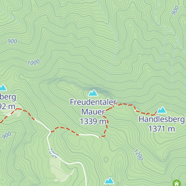 Map of Freudentaler Mauer
