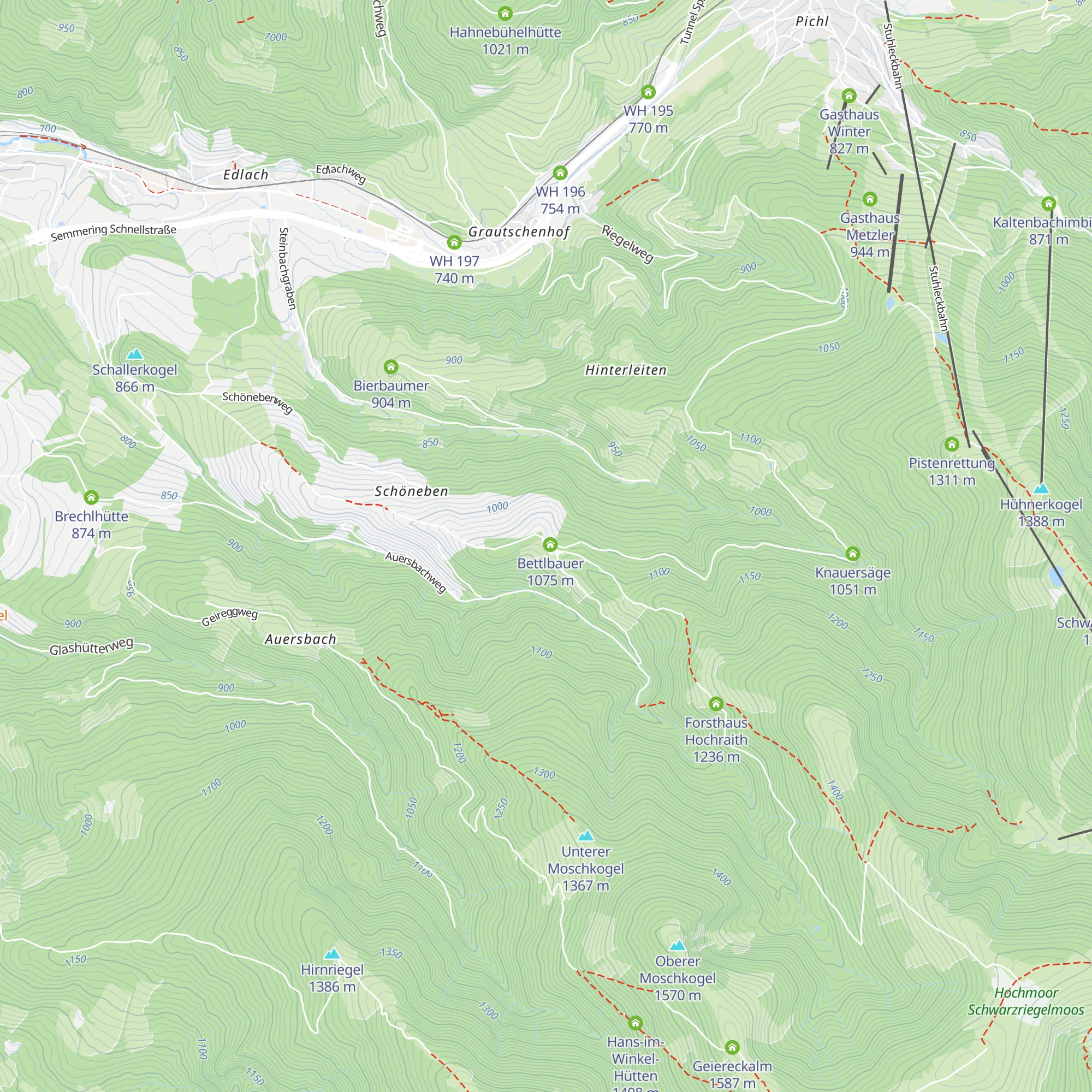 Scheffelhütte map