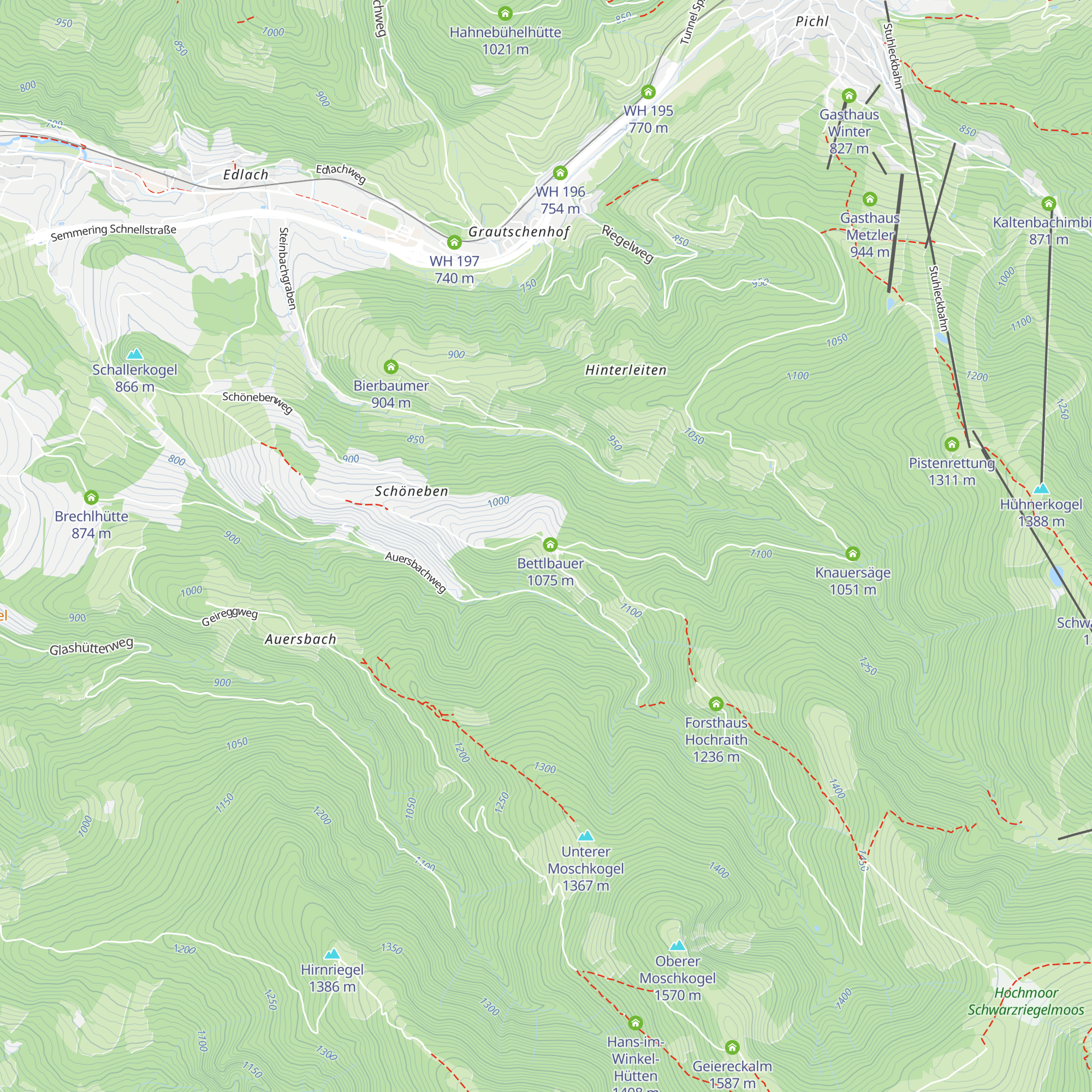 Scheffelhütte map