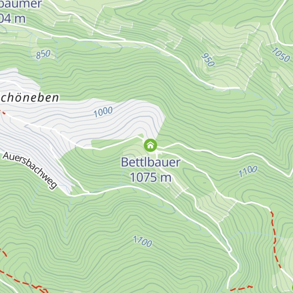 Map of Scheffelhütte