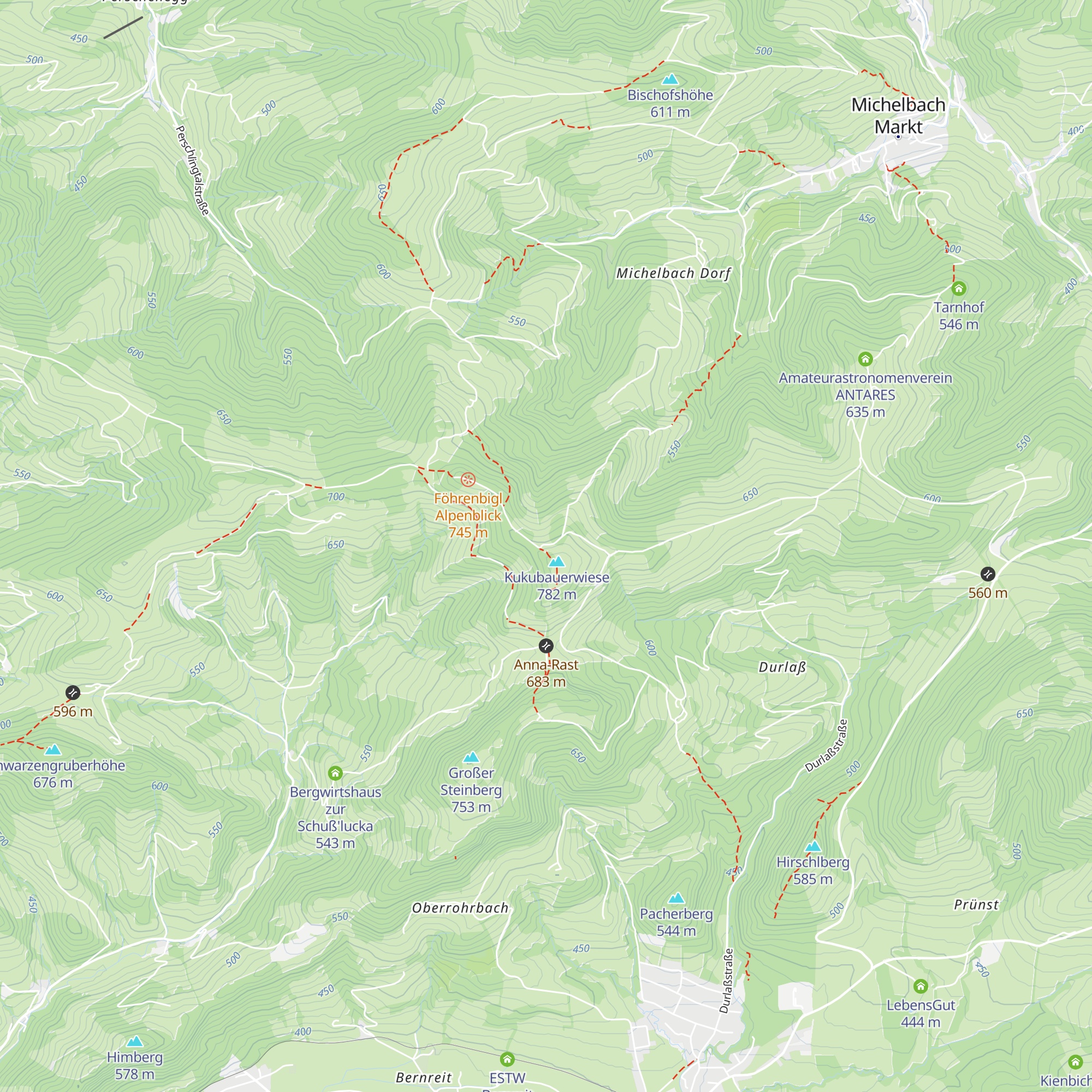 Kukubauerhütte map