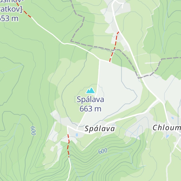 Map of Spálava