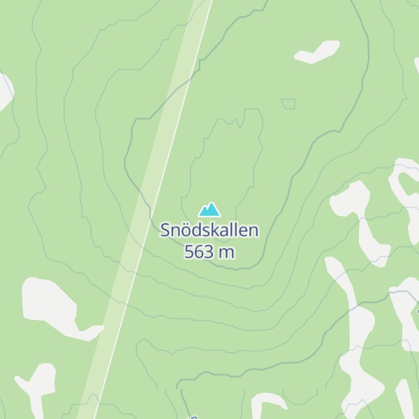 Map of Snödskallen