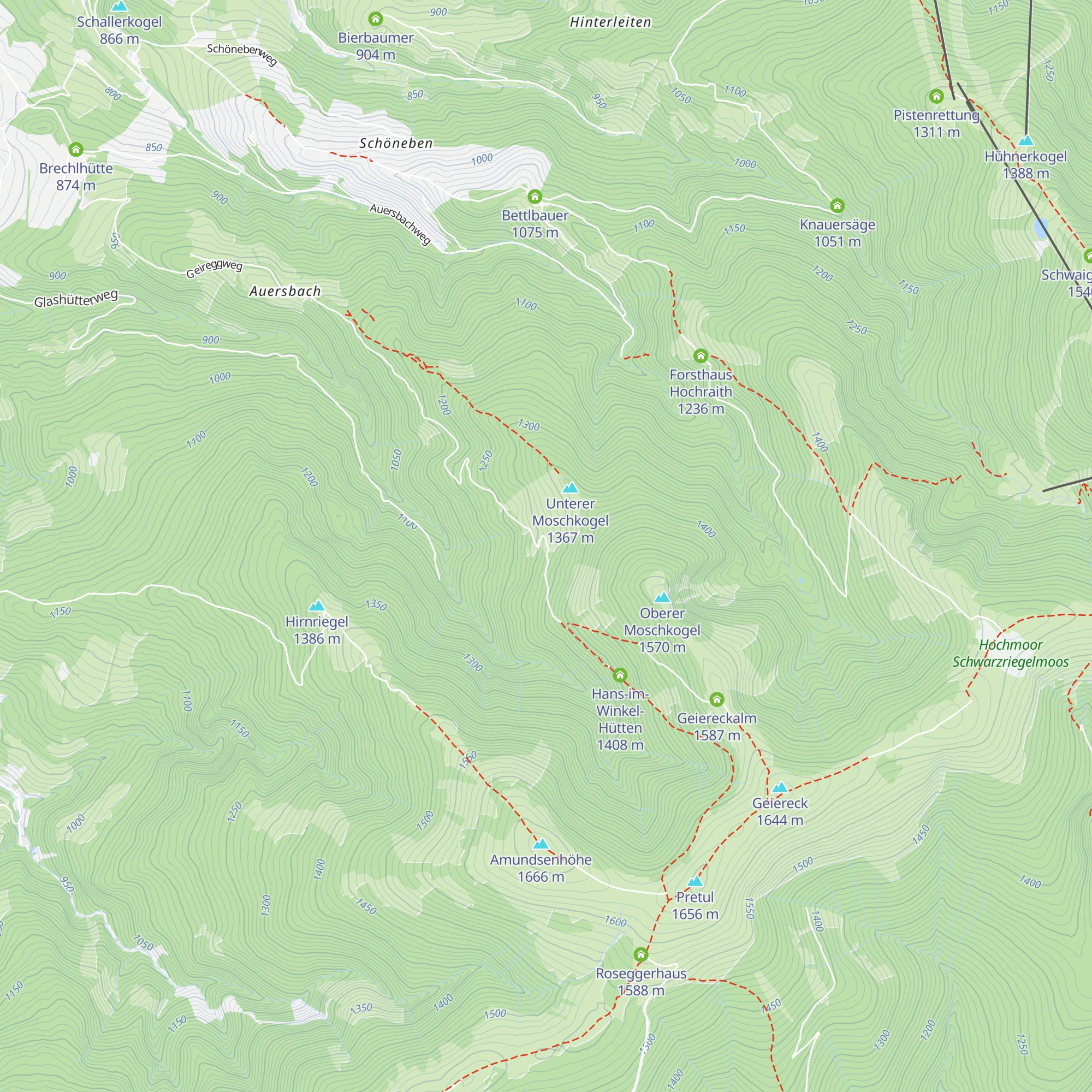 Murbodner Hütte map