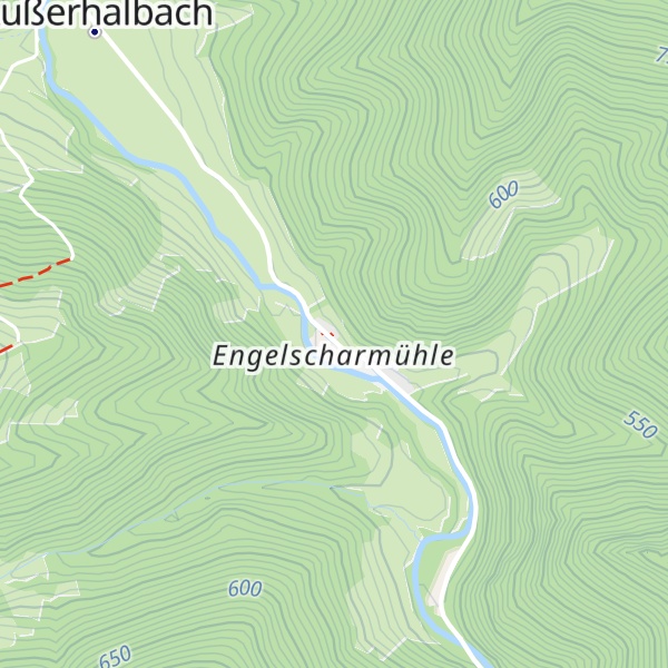 Map of Ehem. Gasthaus Engelscharmühle
