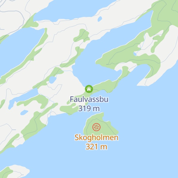 Map of Faulvassbu