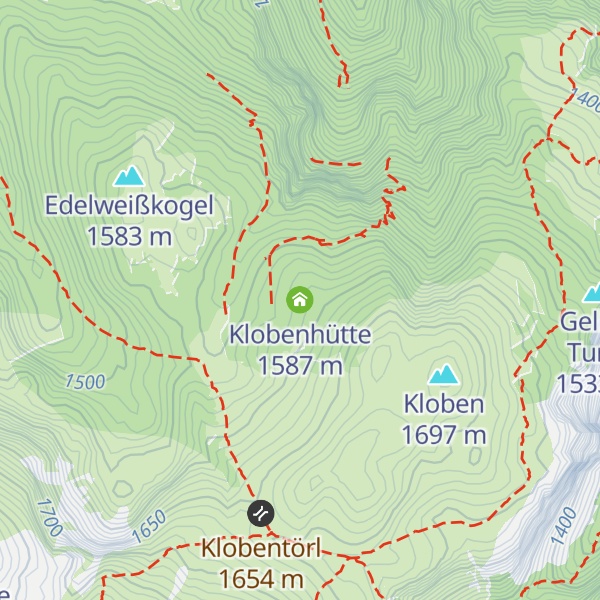 Map of Klobenhütte