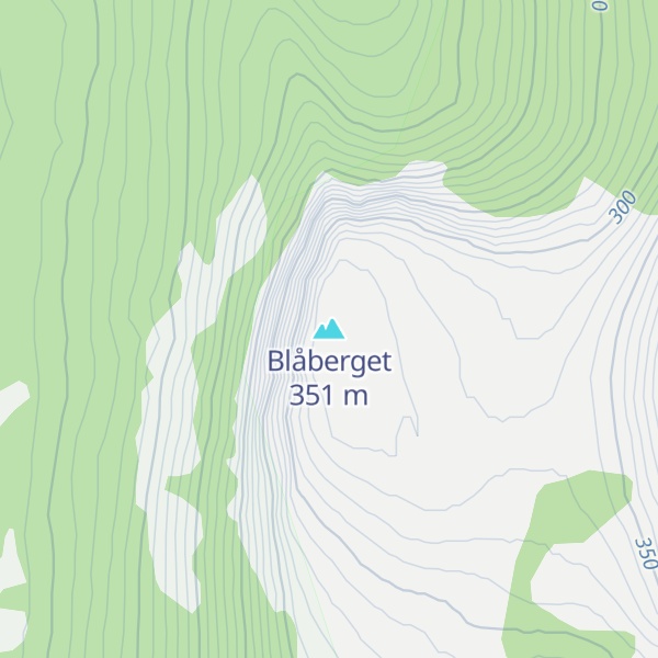 Map of Blåberget