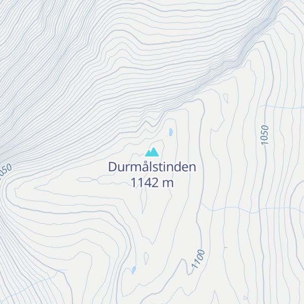 Map of Durmålstinden