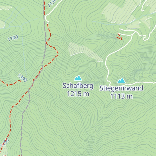 Map of Schafberg