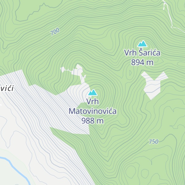Map of Vrh Matovinovića