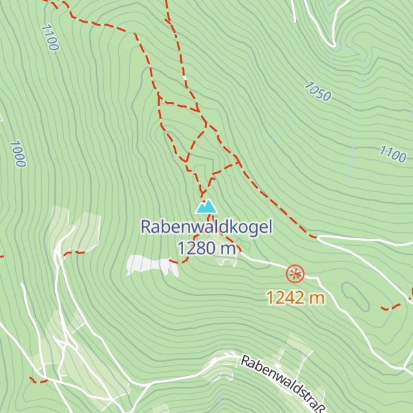 Map of Rabenwaldkogel