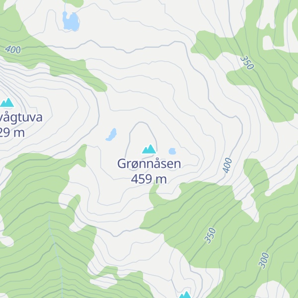 Map of Grønnåsen