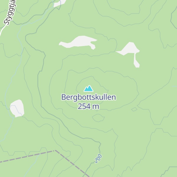 Map of Bergbottskullen