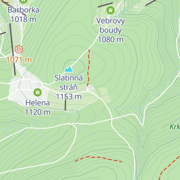 Map of Kolínská bouda