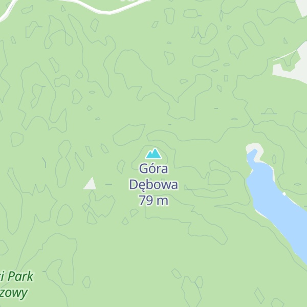 Map of Góra Dębowa