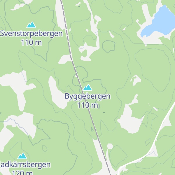 Map of Byggebergen