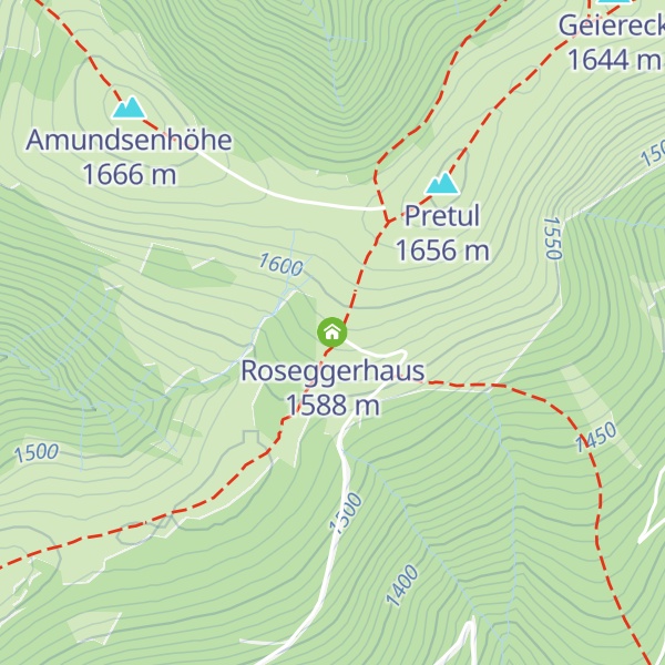 Map of Roseggerhaus