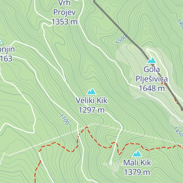 Map of Veliki Kik