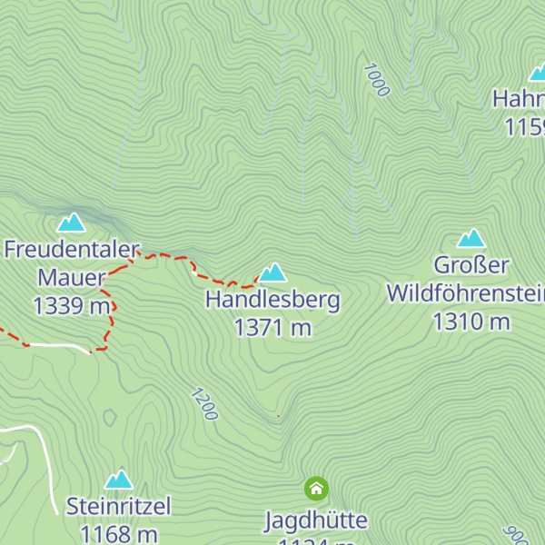 Map of Handlesberg