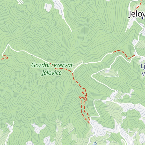 Map of Jelovice