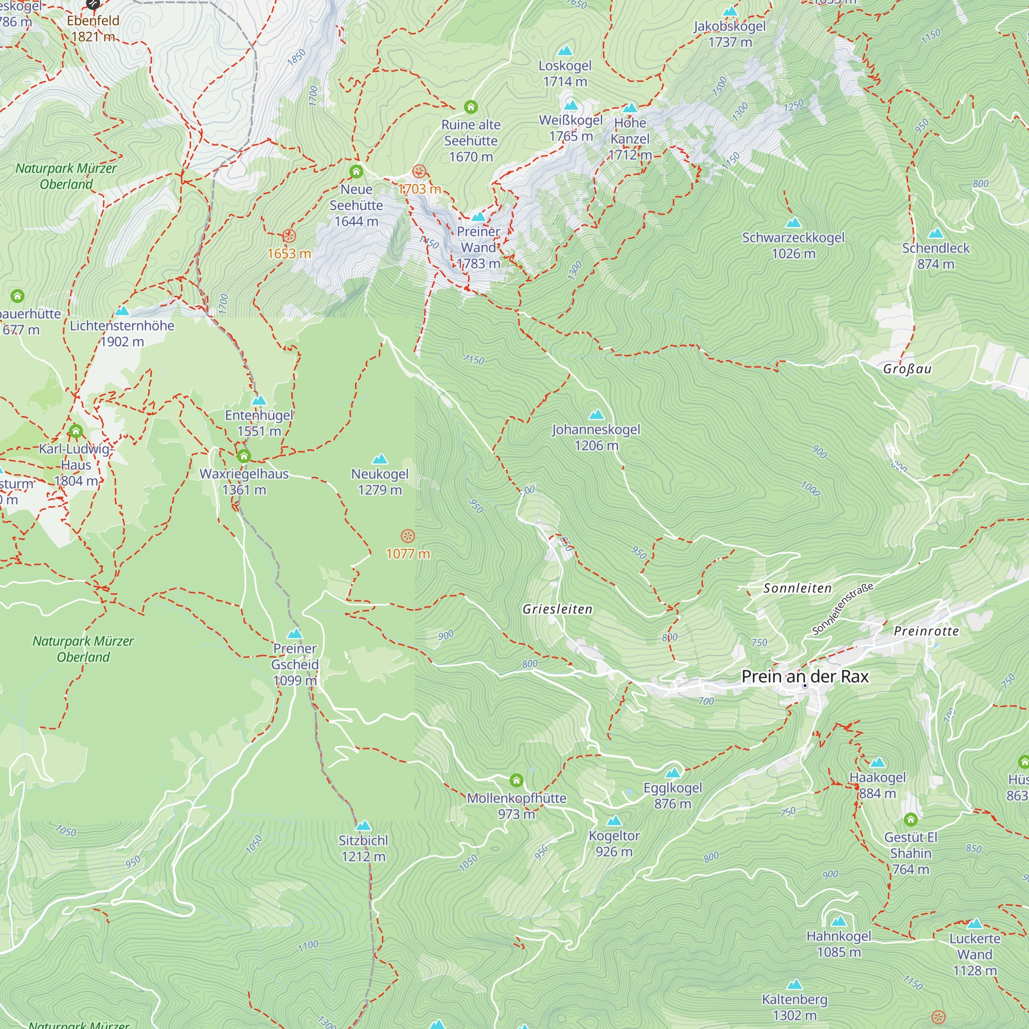 Forsthaus der Gemeinde Wien map