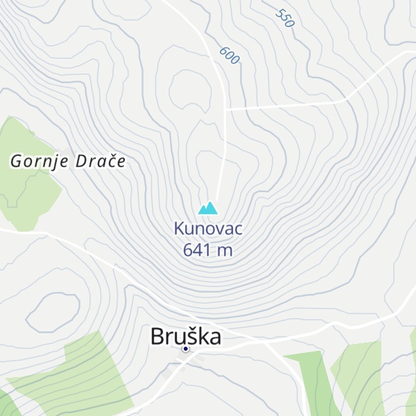 Map of Kunovac