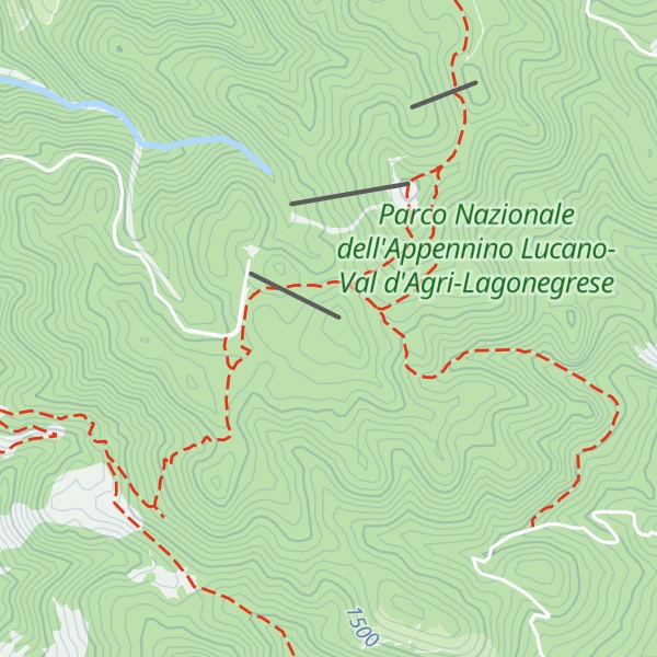 Map of Toppa d'Albano