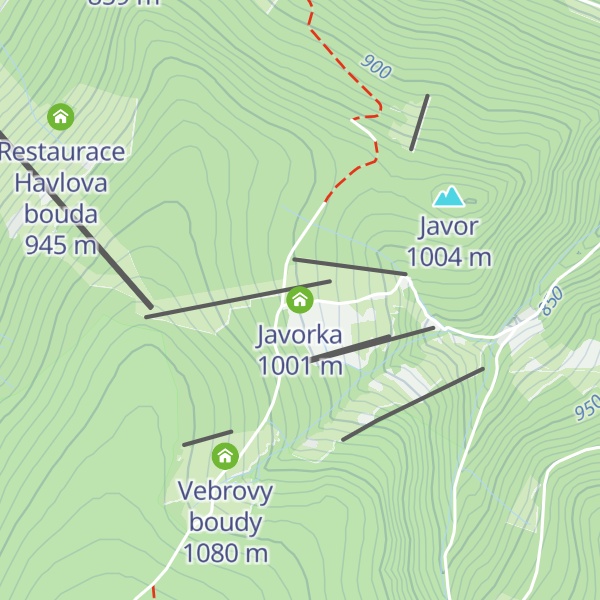 Map of Javorka