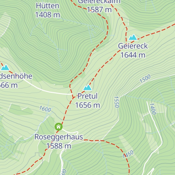 Map of Pretul