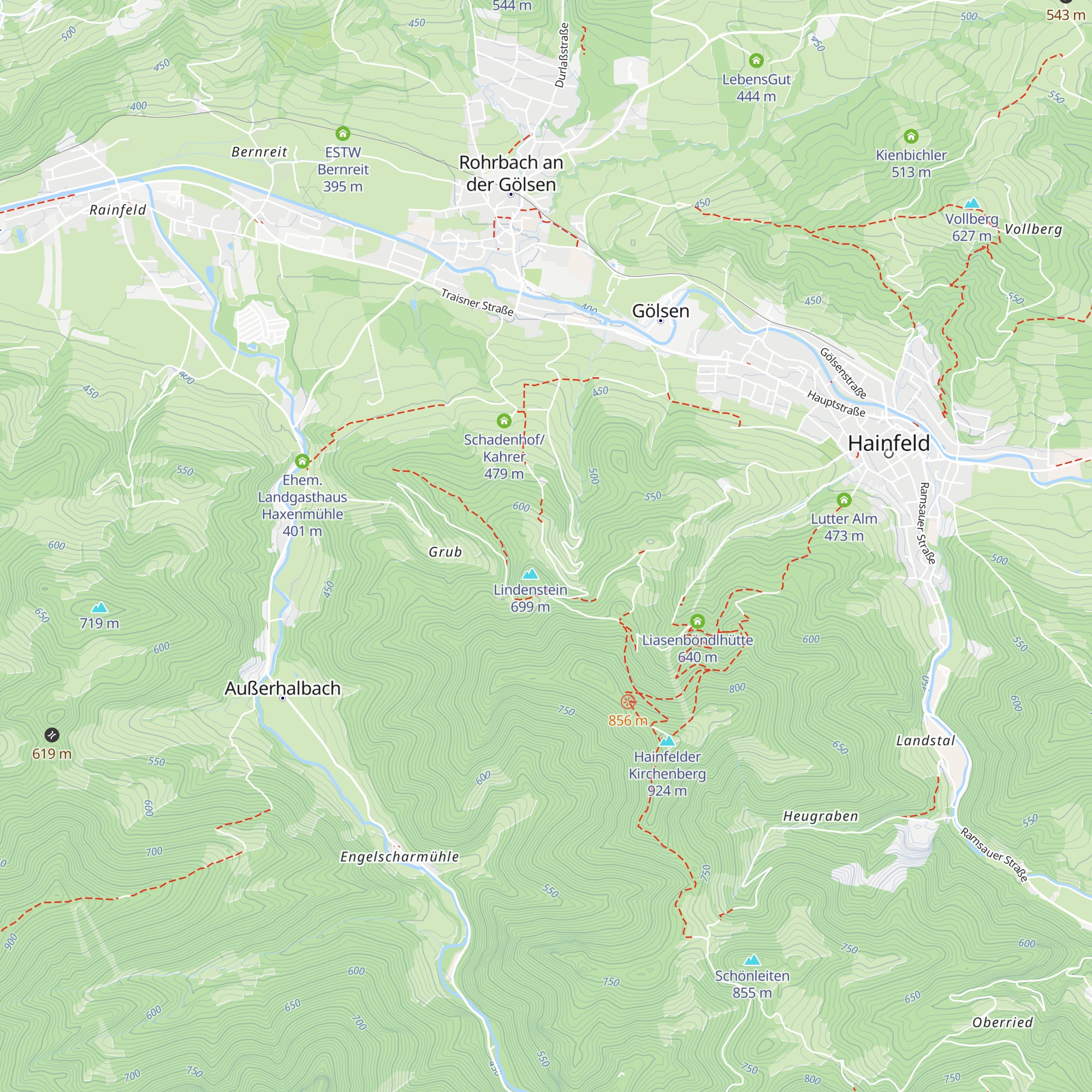 Schäfgrabner/Steinacher map