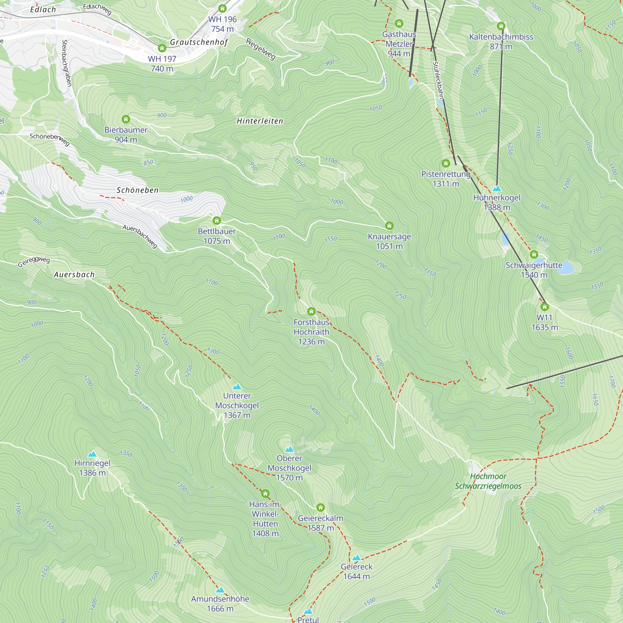 Forsthaus Hochraith map