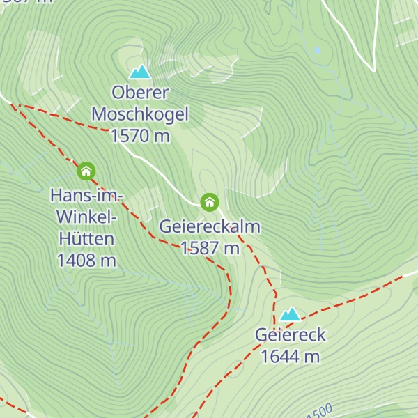 Map of Moschkogel-Hütte