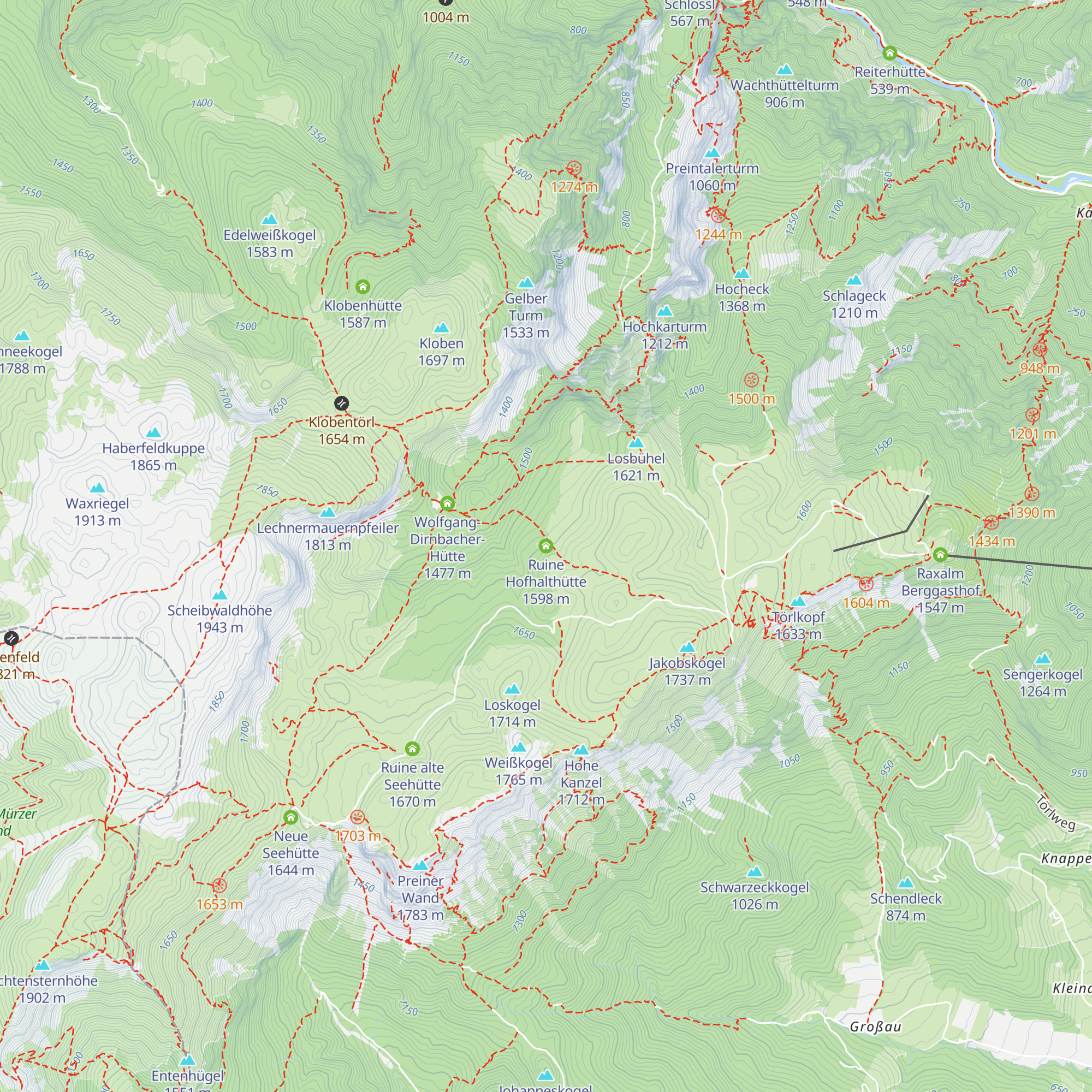 Ruine Hofhalthütte map