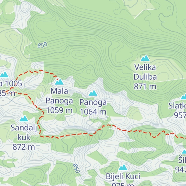 Map of Panoga