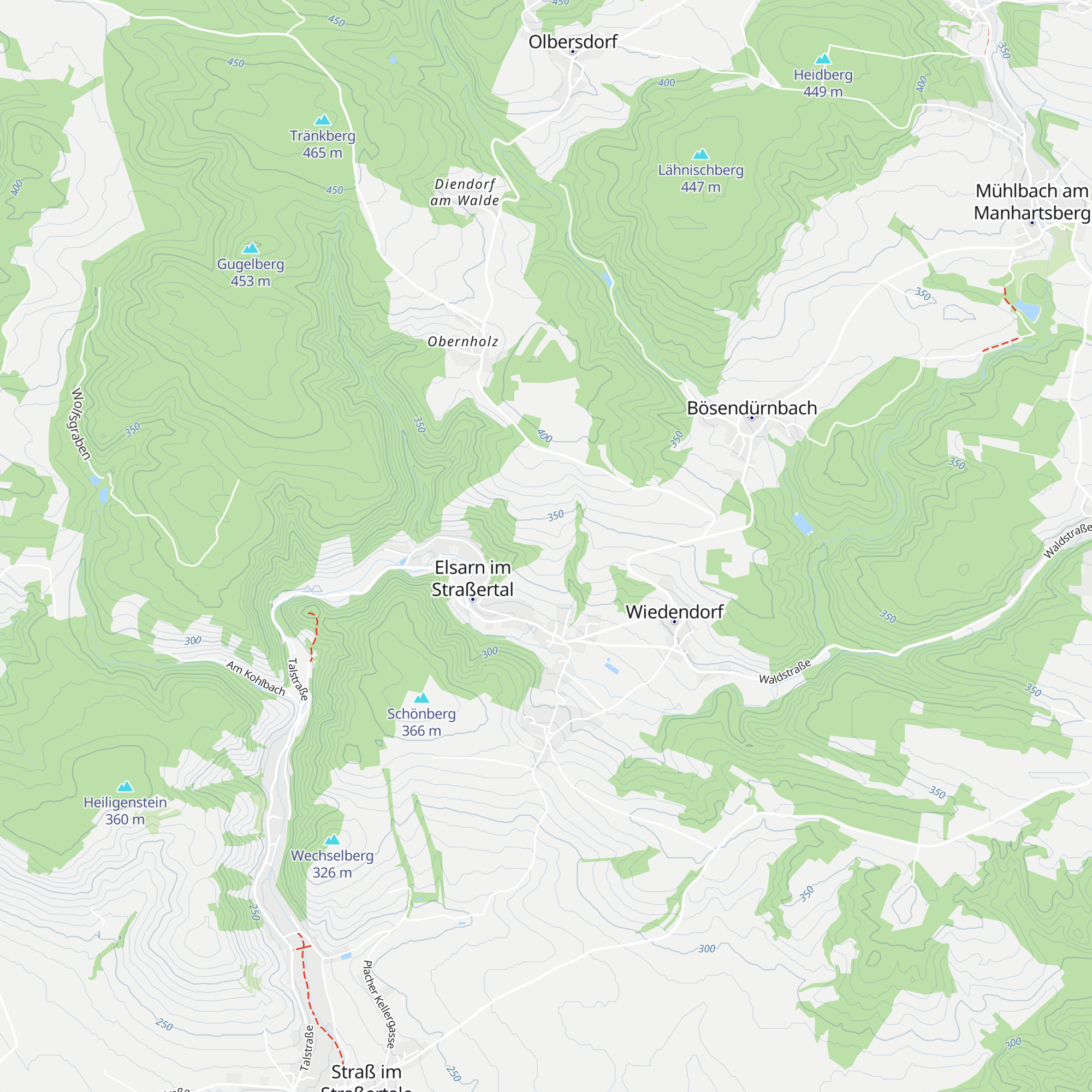 Hiatahütte Elsarn map