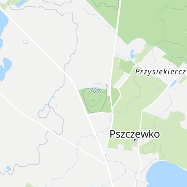 Map of Górka Szpaka (Srebrna Góra)