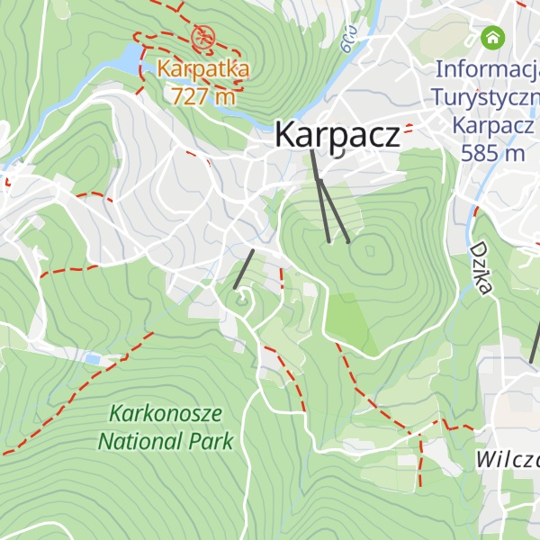 Map of Chata Karkonoska