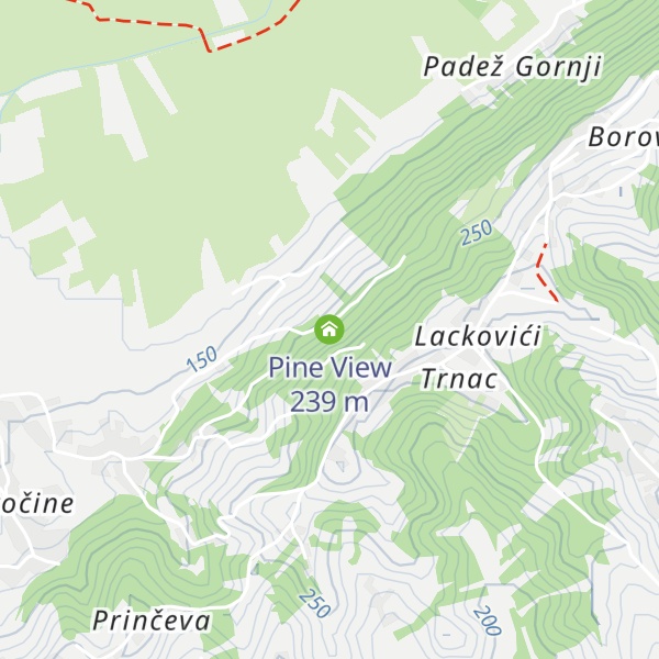 Map of Pine View