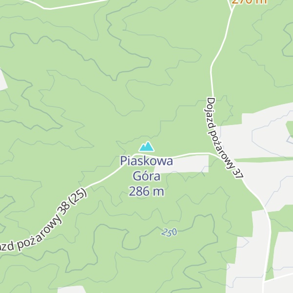 Map of Piaskowa Góra