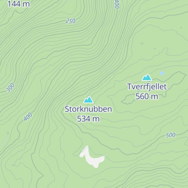 Map of Øverbotnan