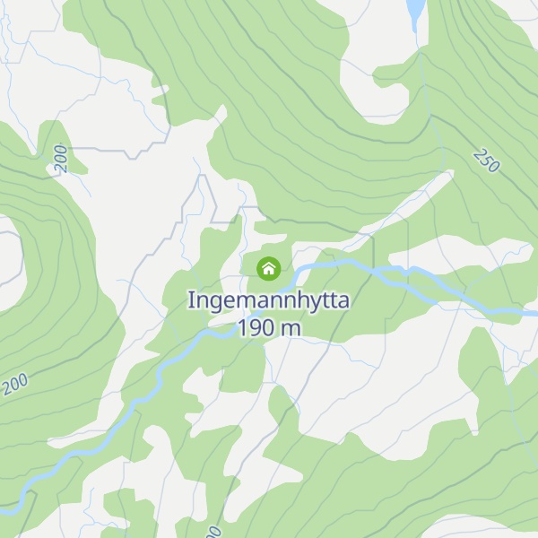 Map of Ingemannhytta