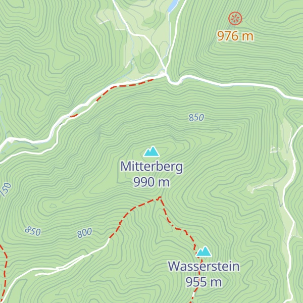Map of Mitterberg